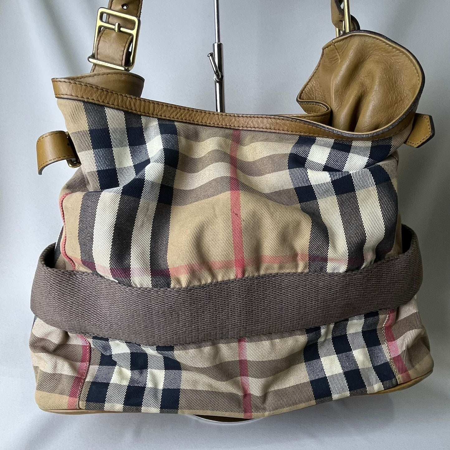 Burberry	Prorsum House Check Hobo Bag