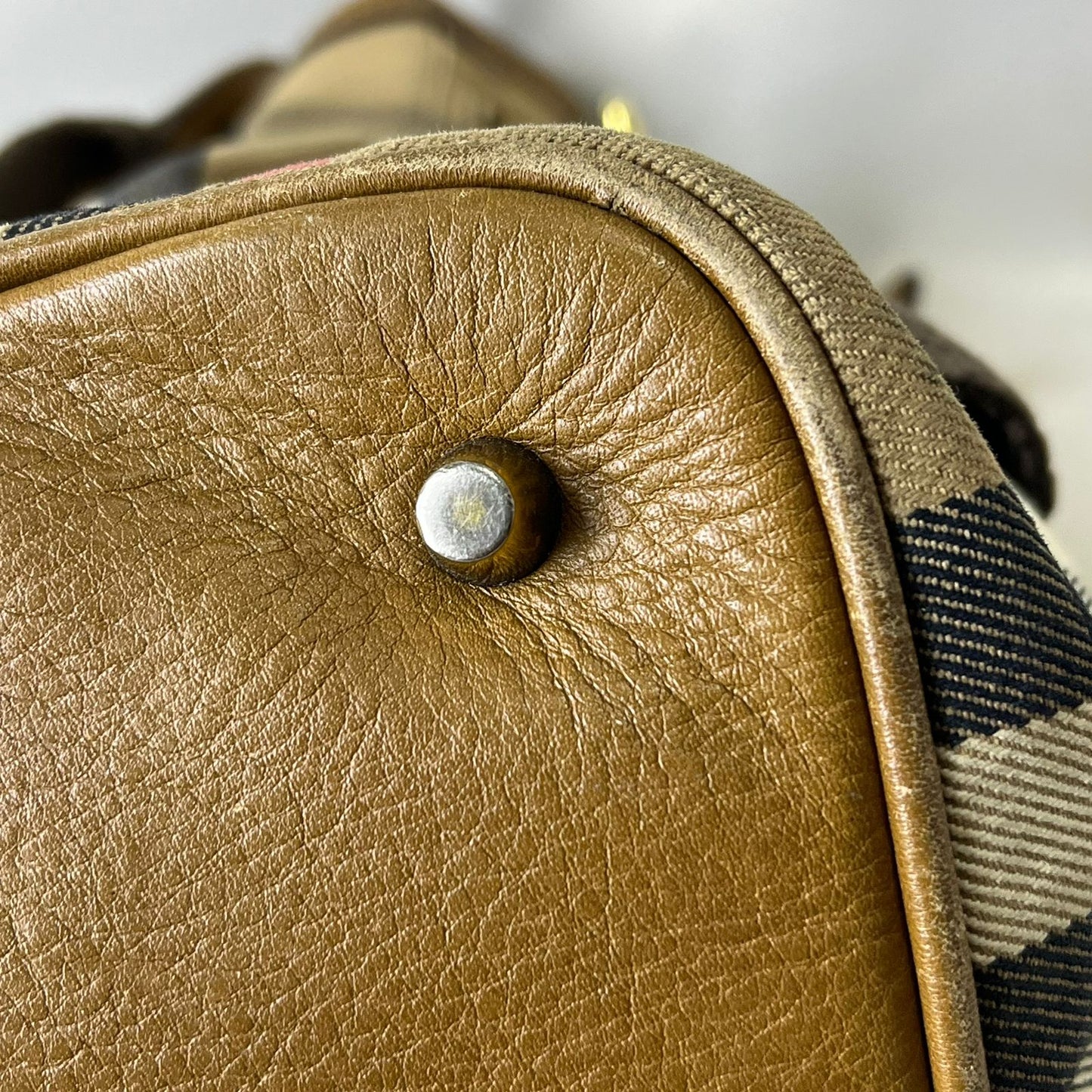 Burberry	Prorsum House Check Hobo Bag