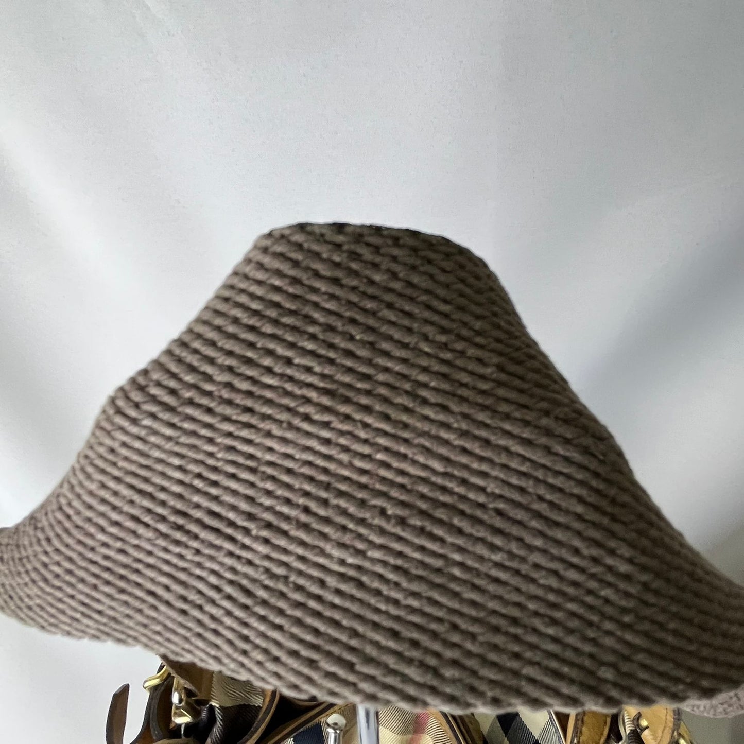 Burberry	Prorsum House Check Hobo Bag
