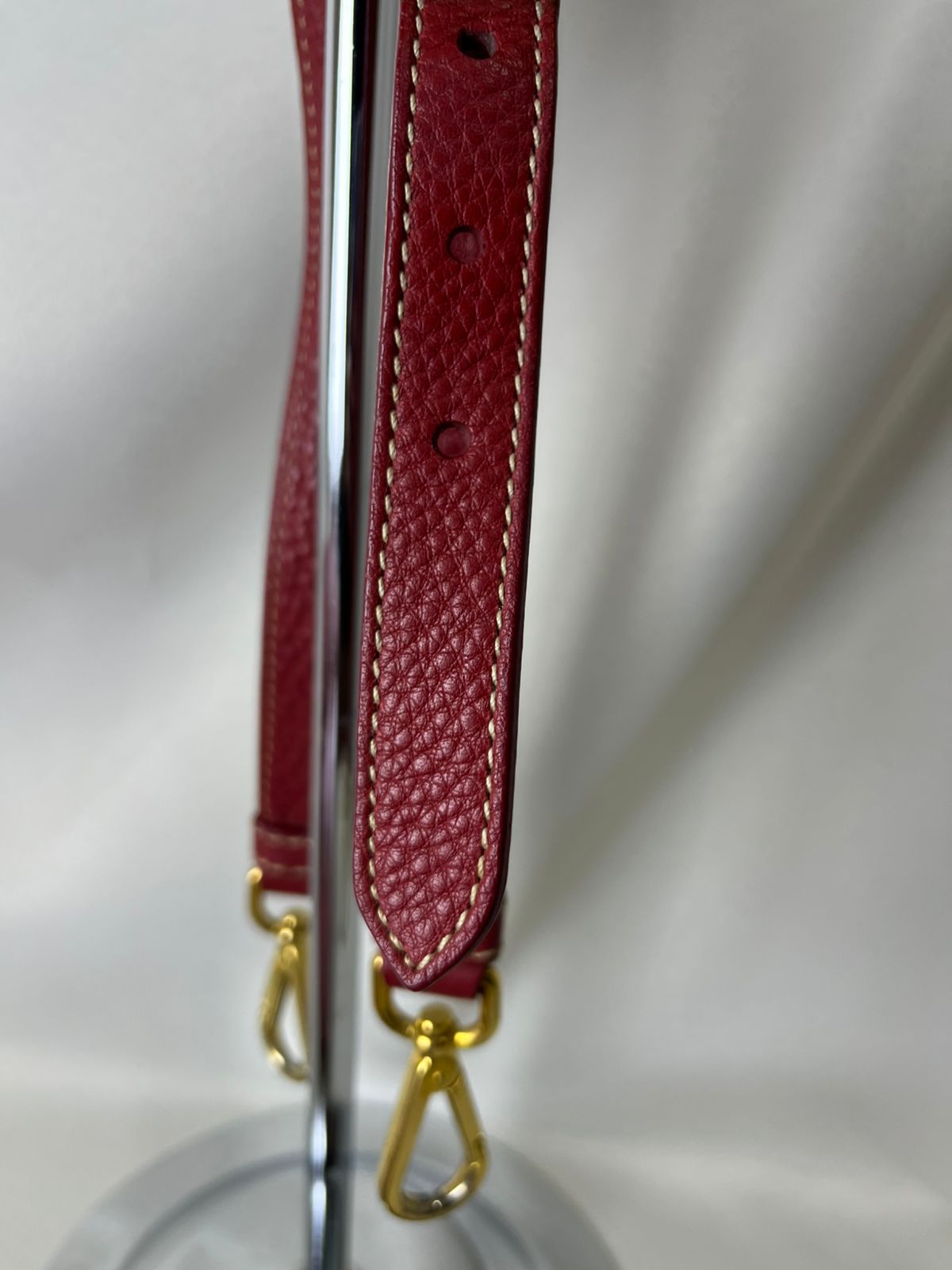 Prada Vitello Phenix Red Leather Tote
