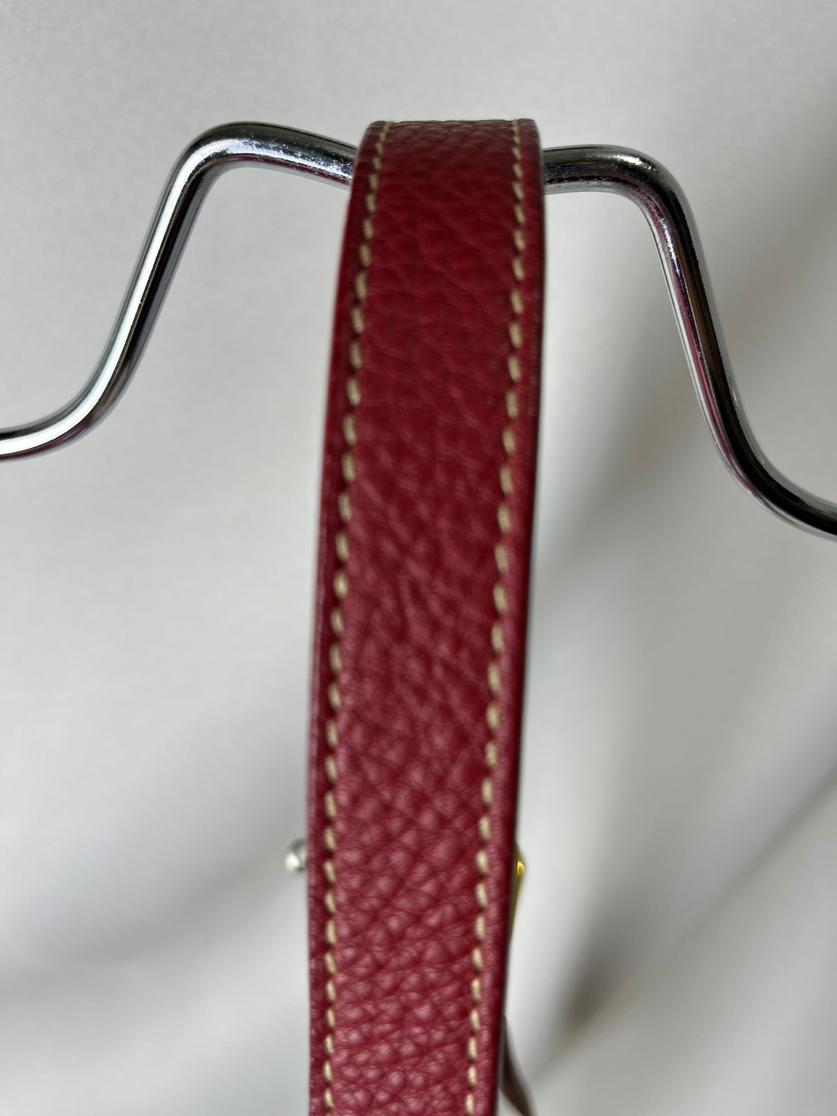 Prada Vitello Phenix Red Leather Tote