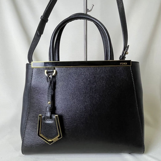 Fendi 2Jours Handbag, Black