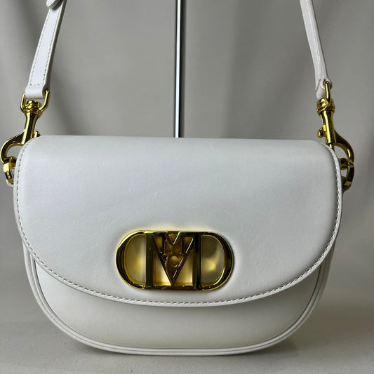 MCM Mini Mode Travia White Leather