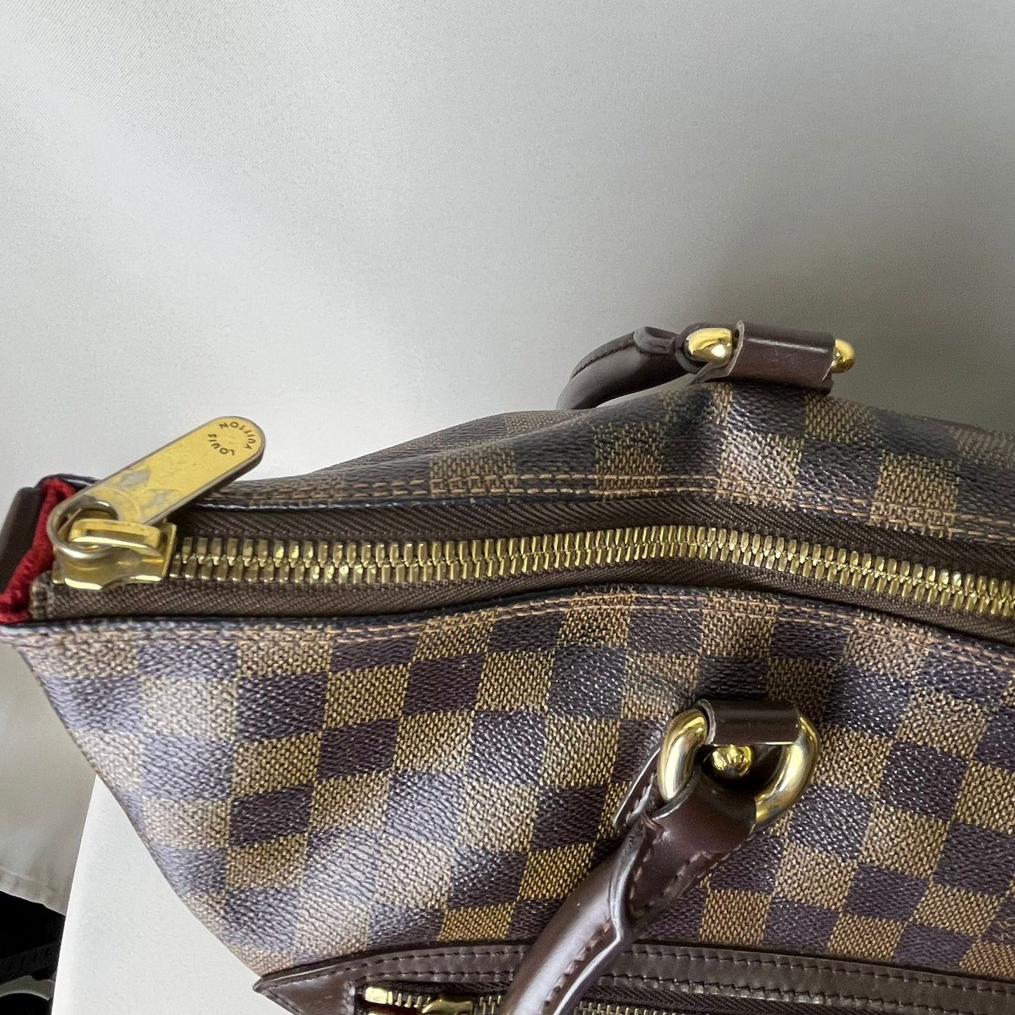 Louis Vuitton	Saleya GM Tote Damier Ebene
