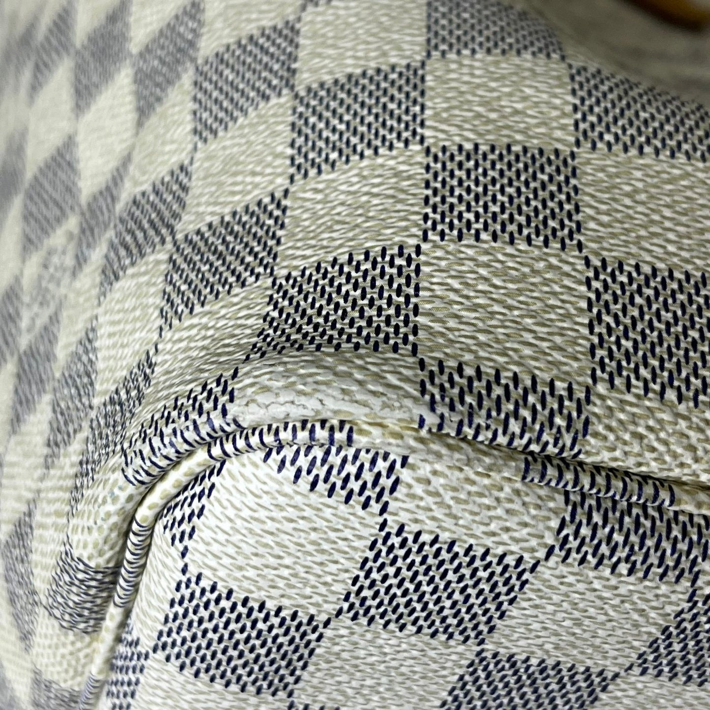 Louis Vuitton	Neverfull Damier Ebene GM, White