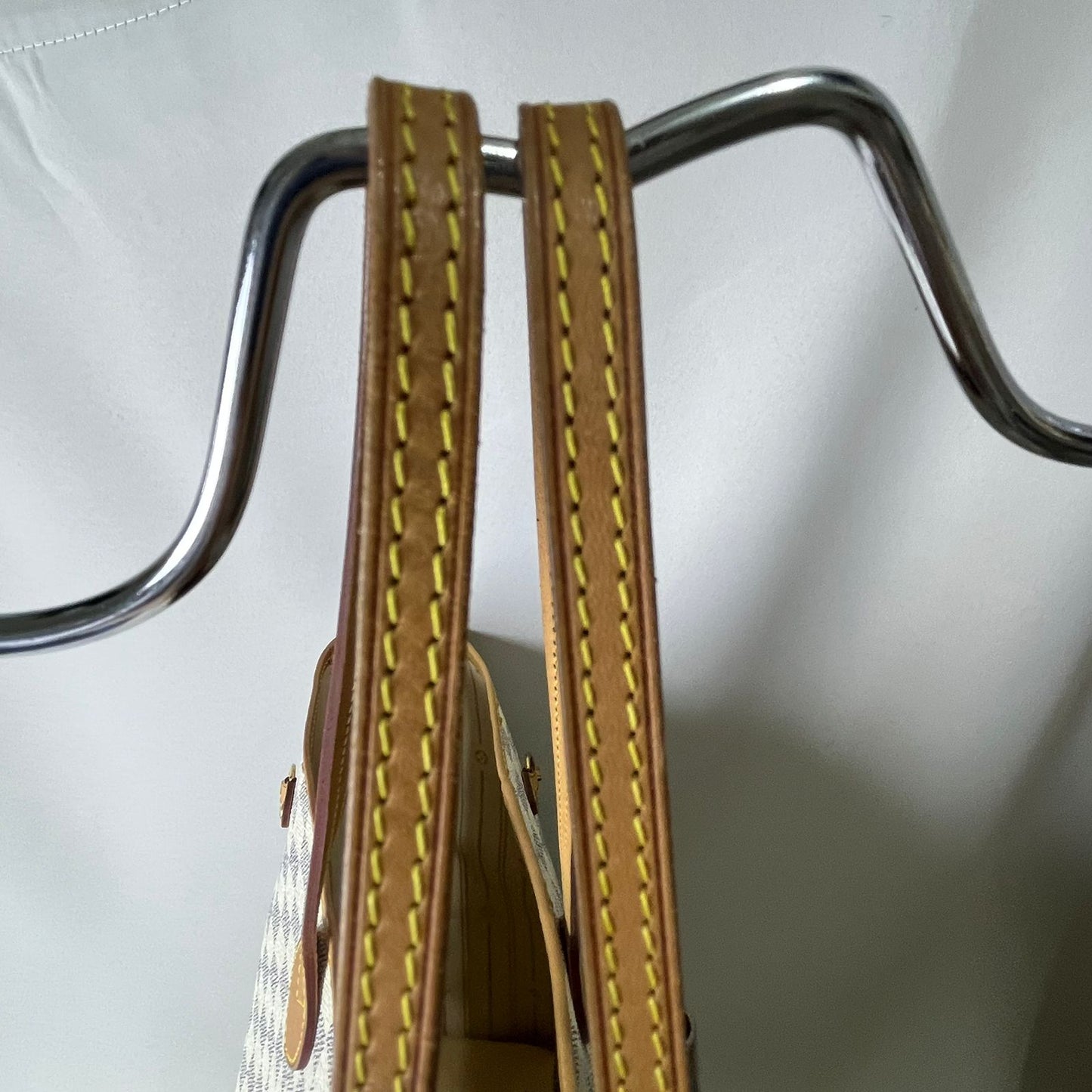 Louis Vuitton	Neverfull Damier Ebene GM, White
