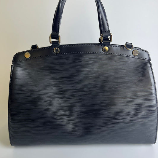Louis Vuitton	Brea MM Handbag Epi Black