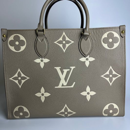 Louis Vuitton	OTG MM Tote Empreinte Creme
