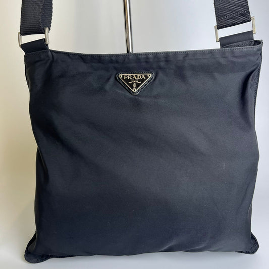 Prada Nylon Messenger Black