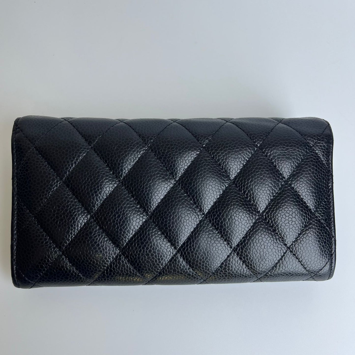Chanel Classic Flap Long Wallet Caviar, Black
