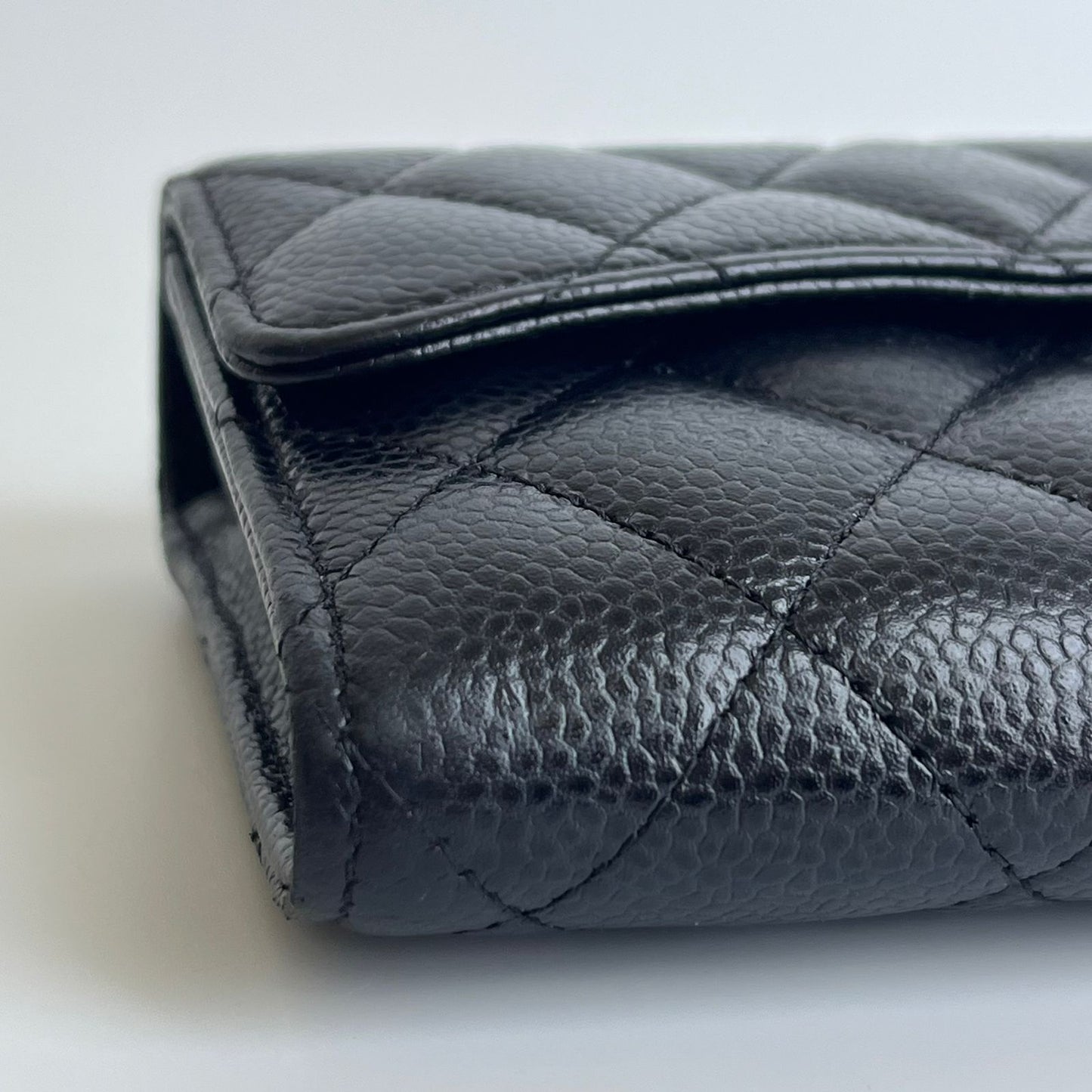 Chanel Classic Flap Long Wallet Caviar, Black