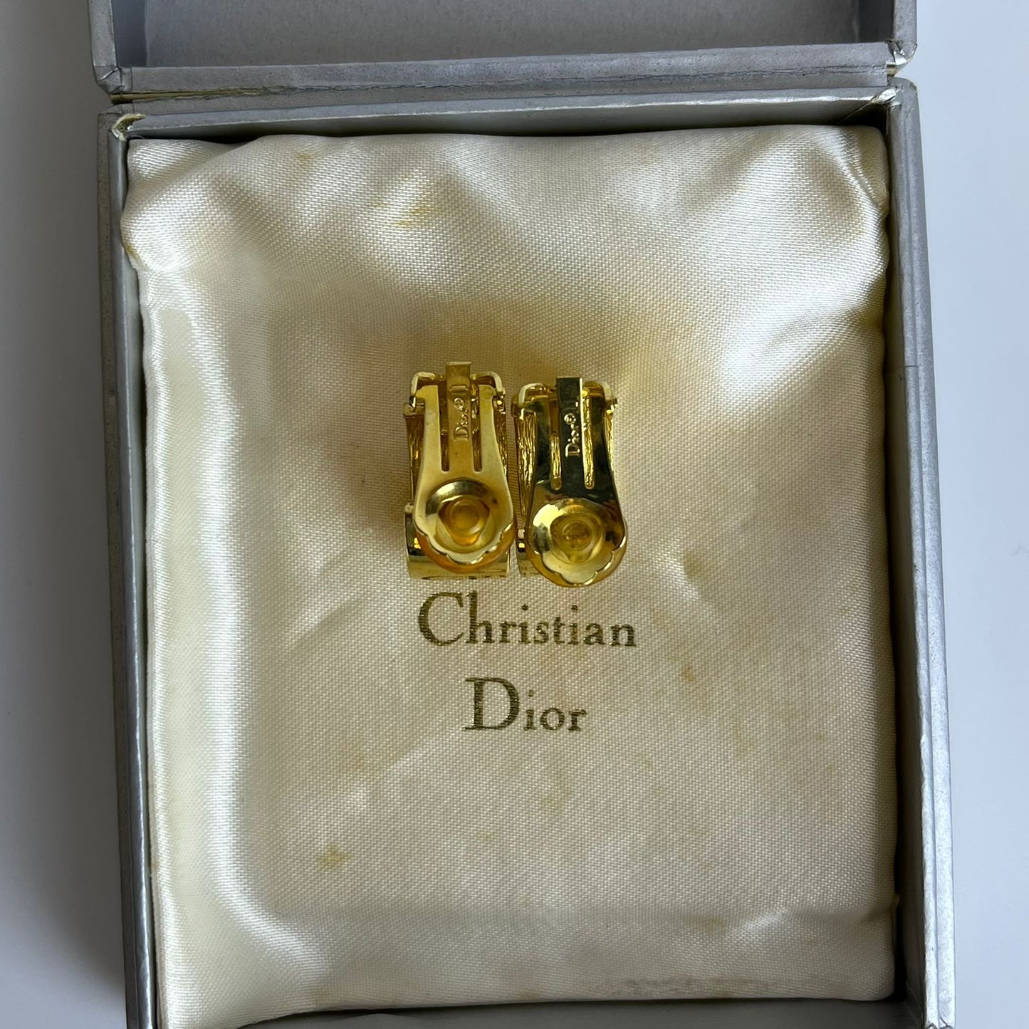 Dior	Gold Vintage Earrings