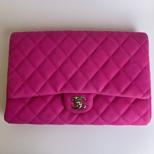 Chanel Timeless Classique Medium Flap Pink Caviar