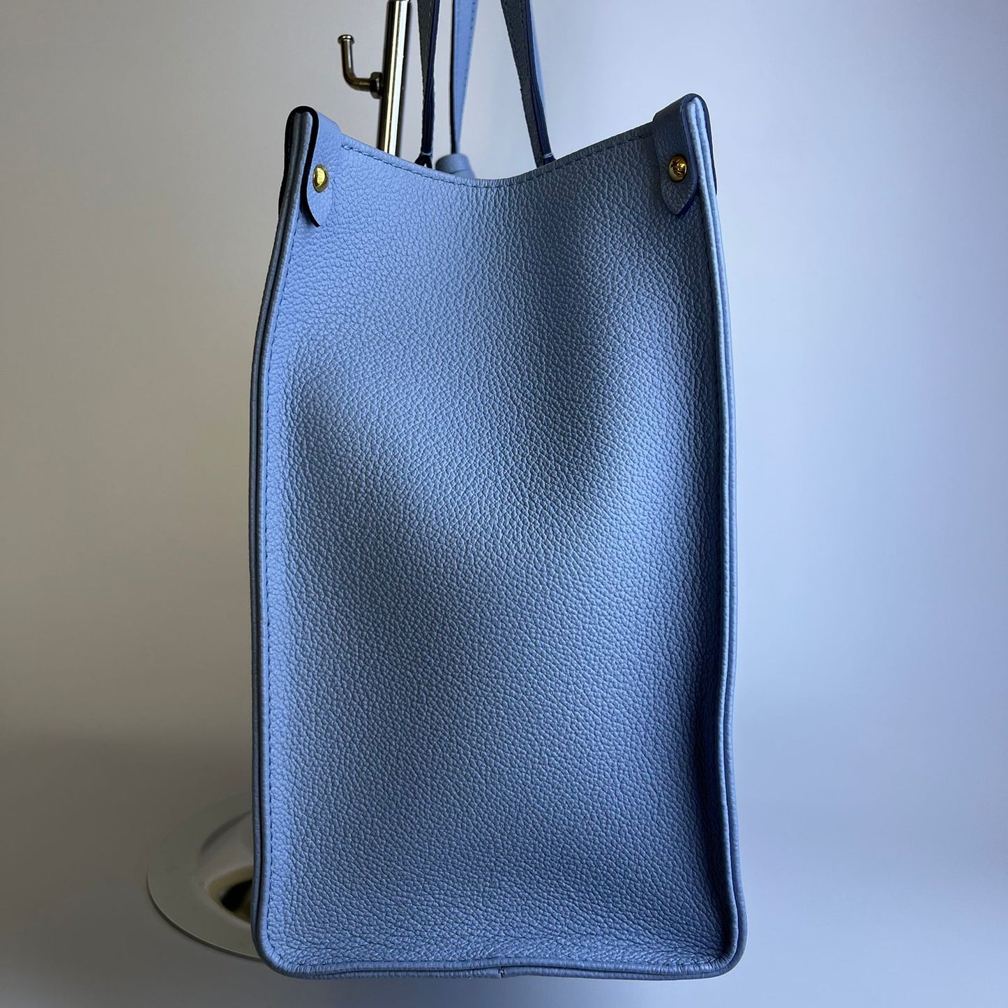 Louis Vuitton	On The Go Monogram Canvas, Baby Blue