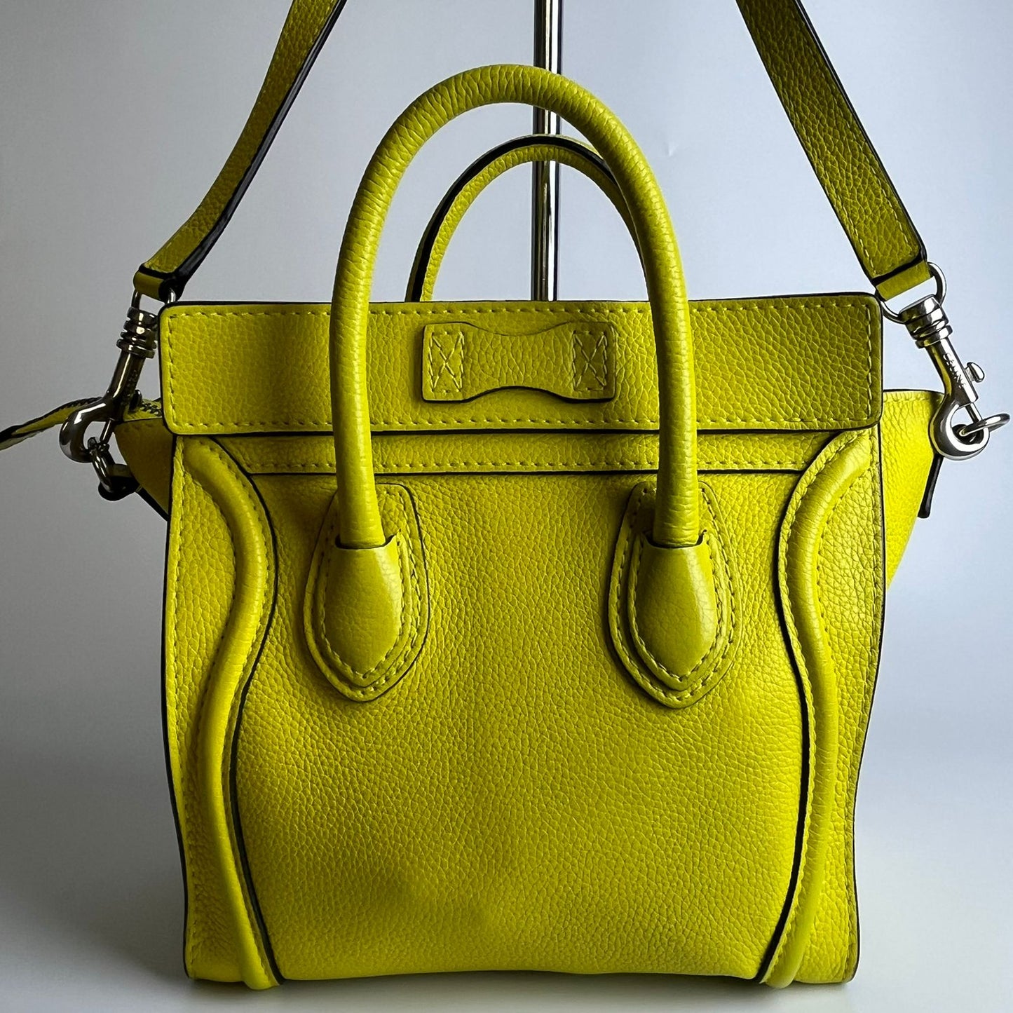 Celine Nano Luggage Yellow