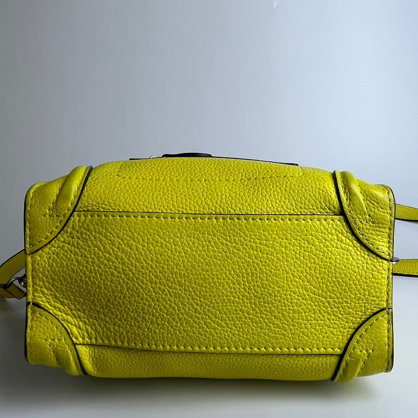 Celine Nano Luggage Yellow