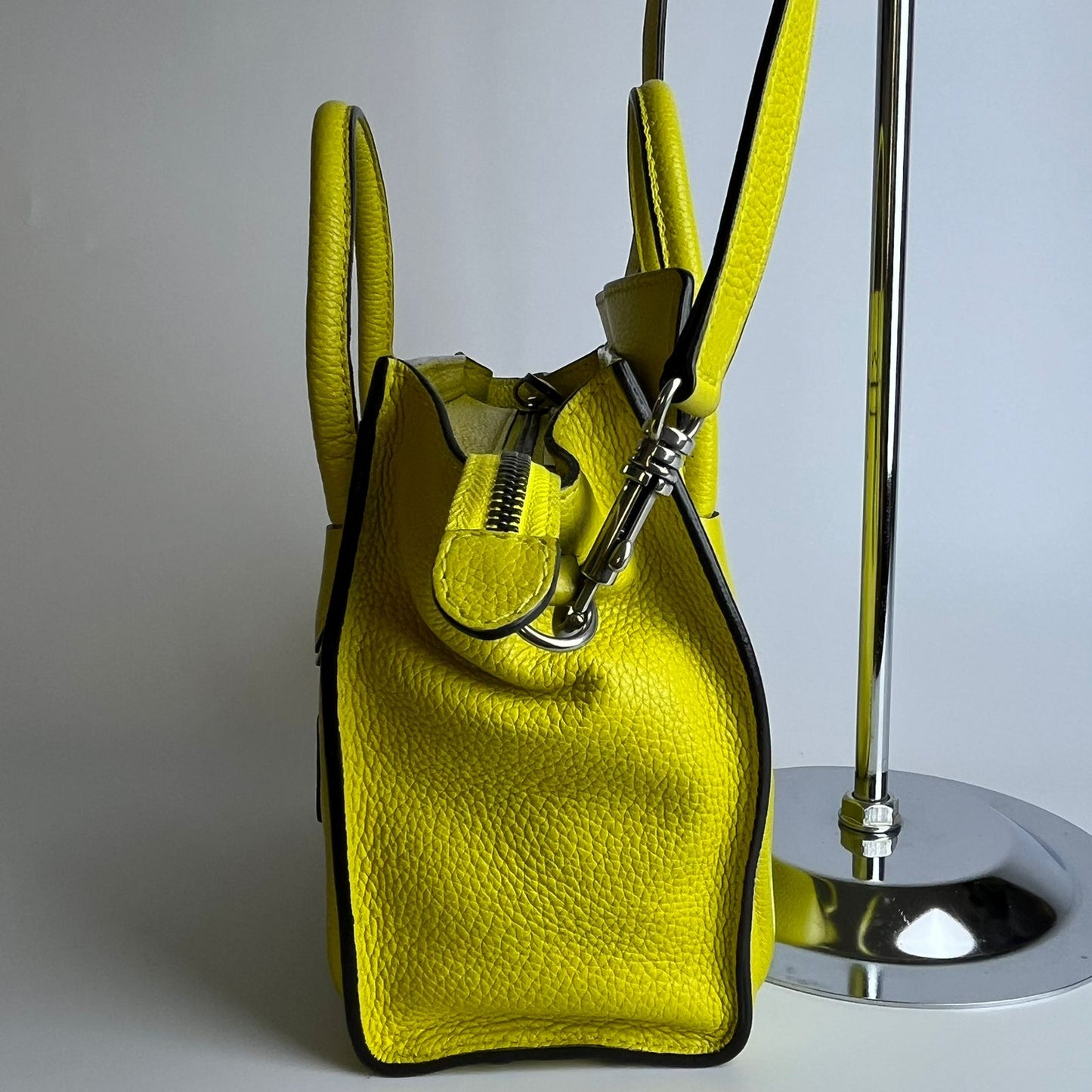 Celine Nano Luggage Yellow