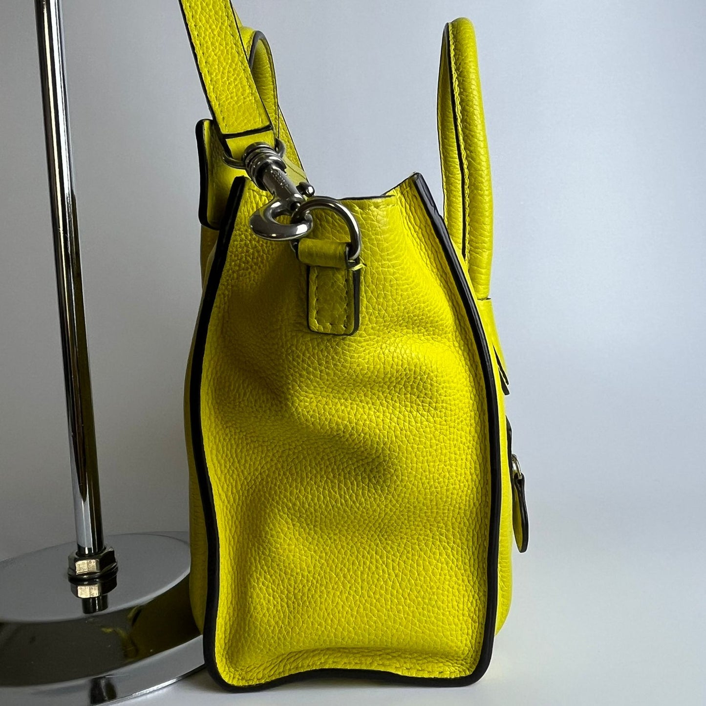 Celine Nano Luggage Yellow