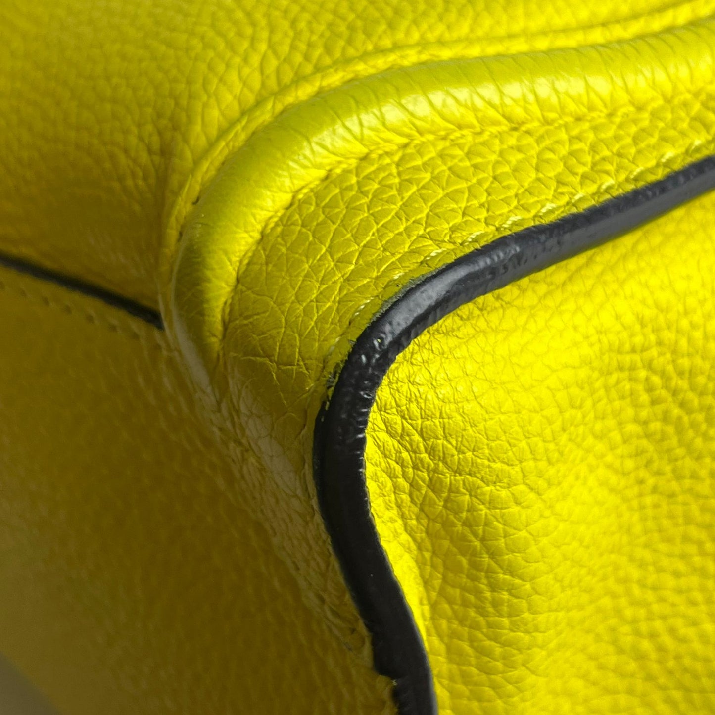 Celine Nano Luggage Yellow