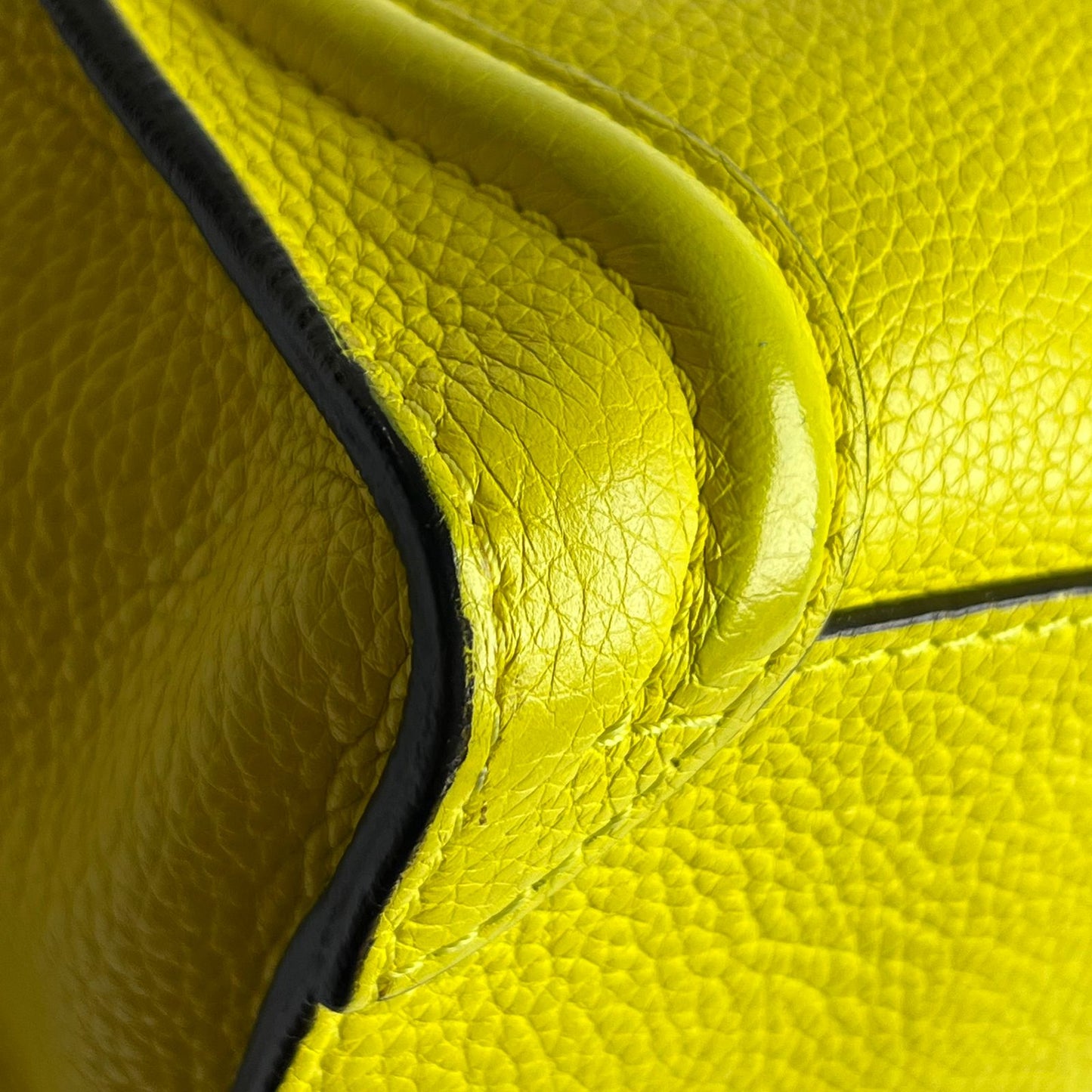 Celine Nano Luggage Yellow