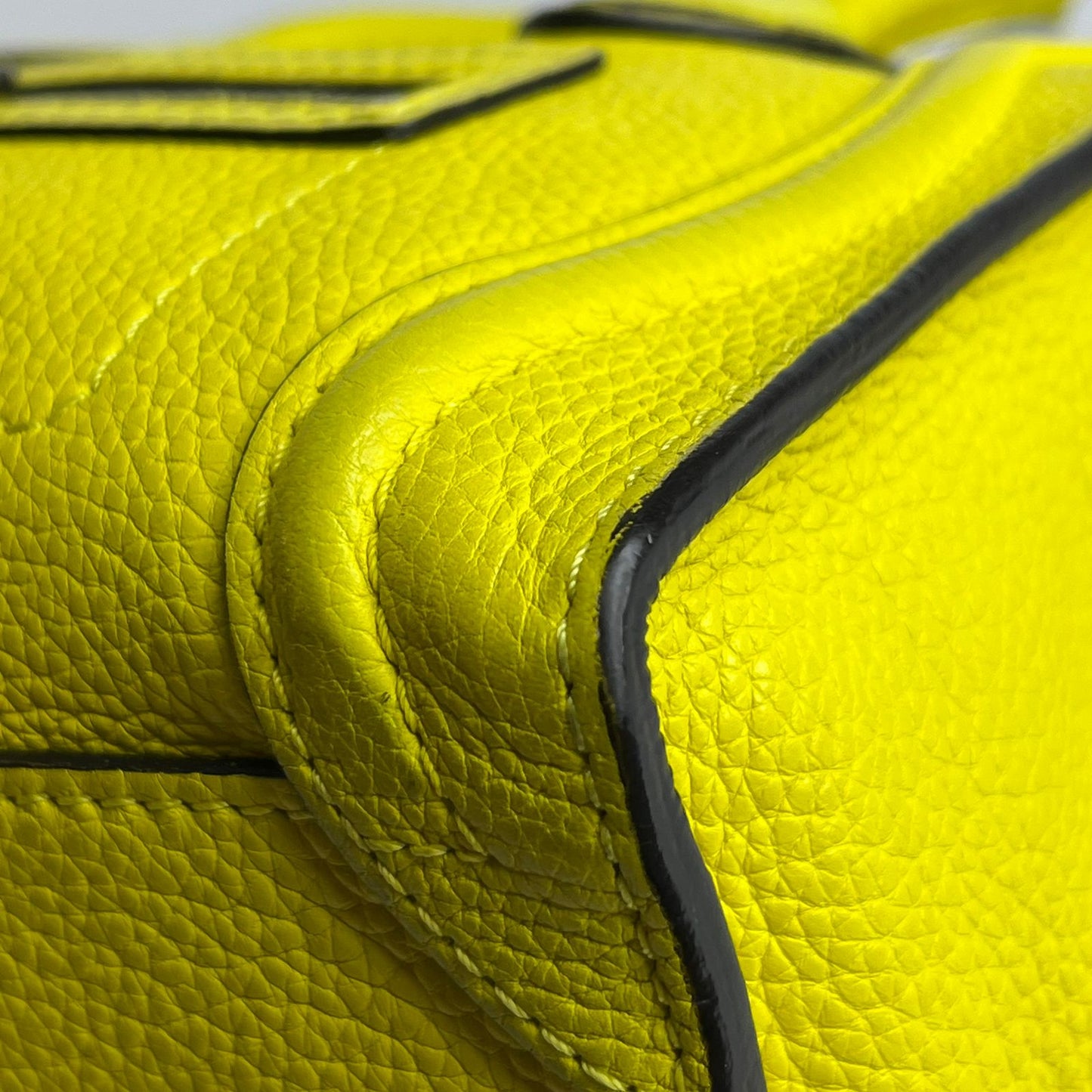 Celine Nano Luggage Yellow