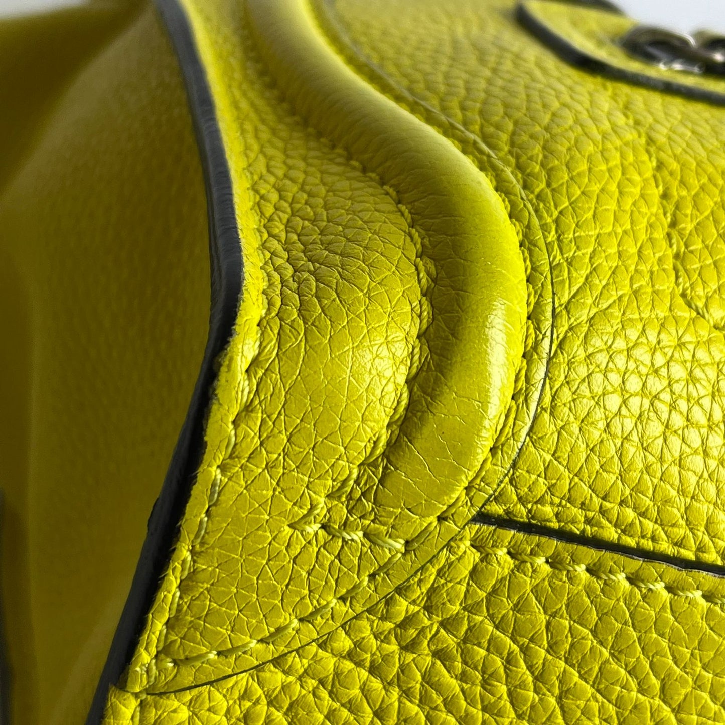 Celine Nano Luggage Yellow