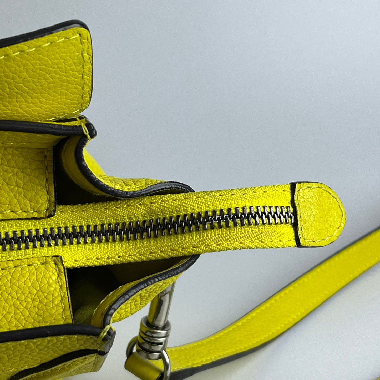 Celine Nano Luggage Yellow