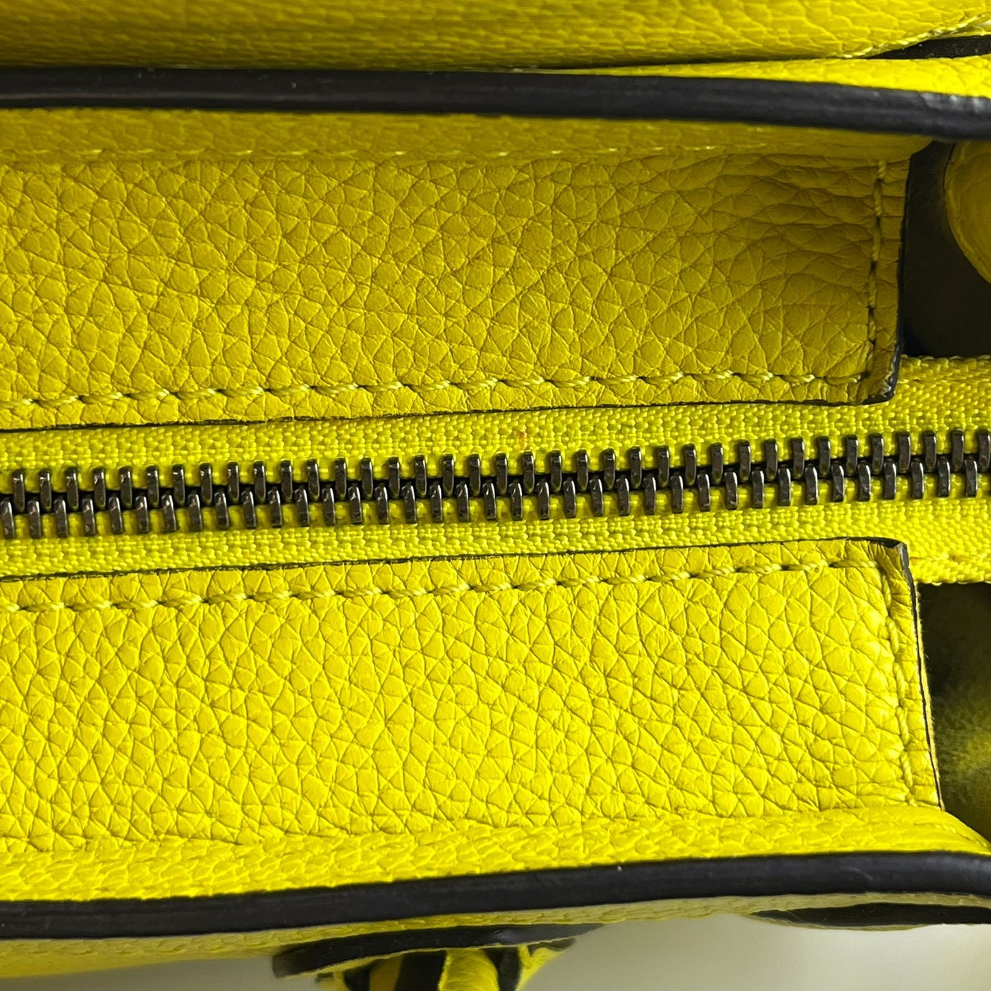 Celine Nano Luggage Yellow
