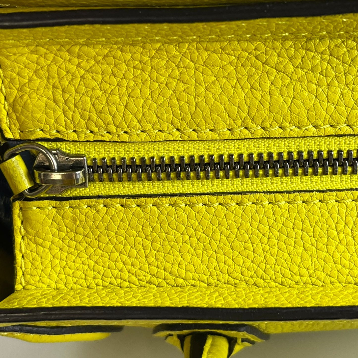 Celine Nano Luggage Yellow