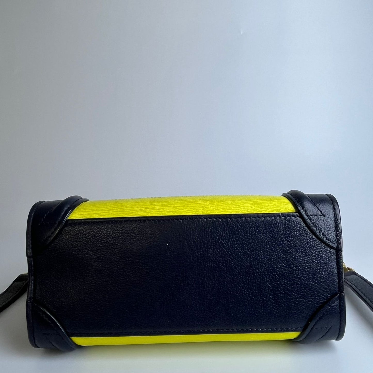 Celine Nano Luggage Tri Color (Black, Yellow, Brown) GHW