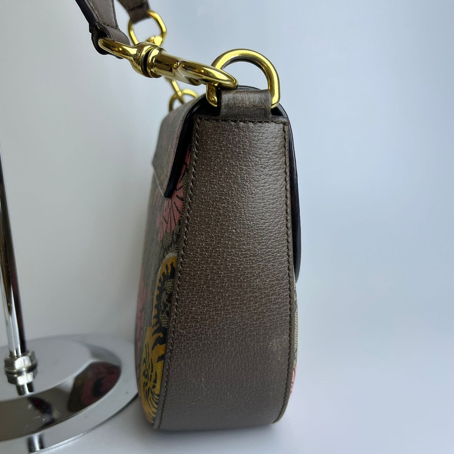 Gucci Padlock Ophidia Tiger Messenger Bag