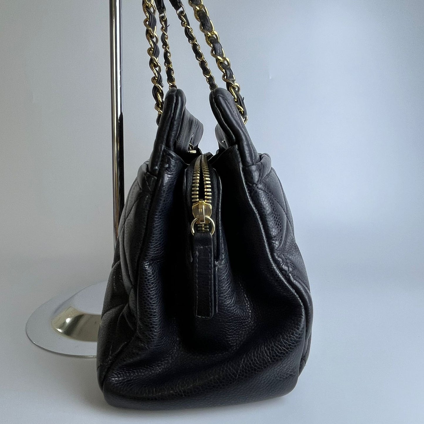 Chanel Matelasse Chain Tote Bag, Black