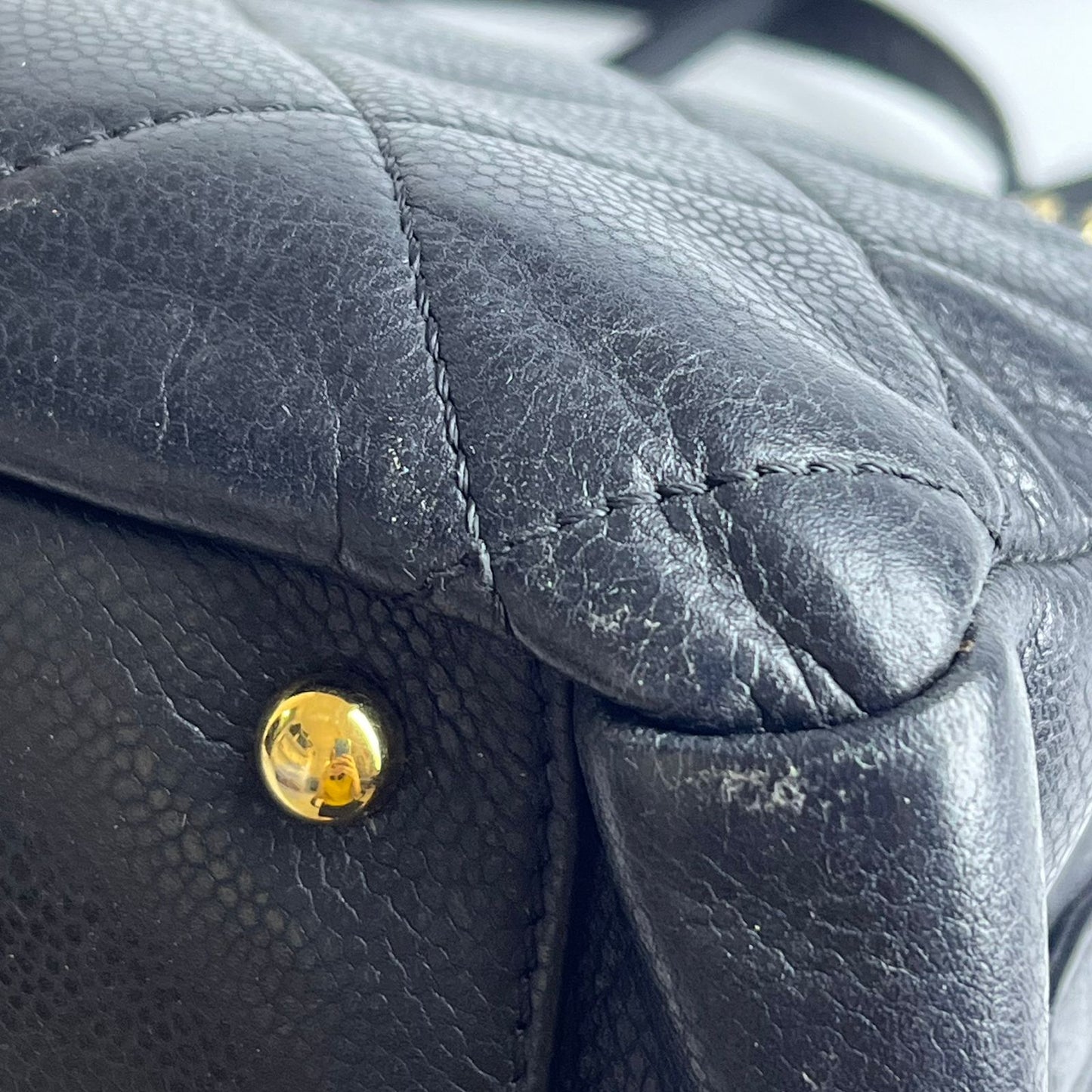 Chanel Matelasse Chain Tote Bag, Black
