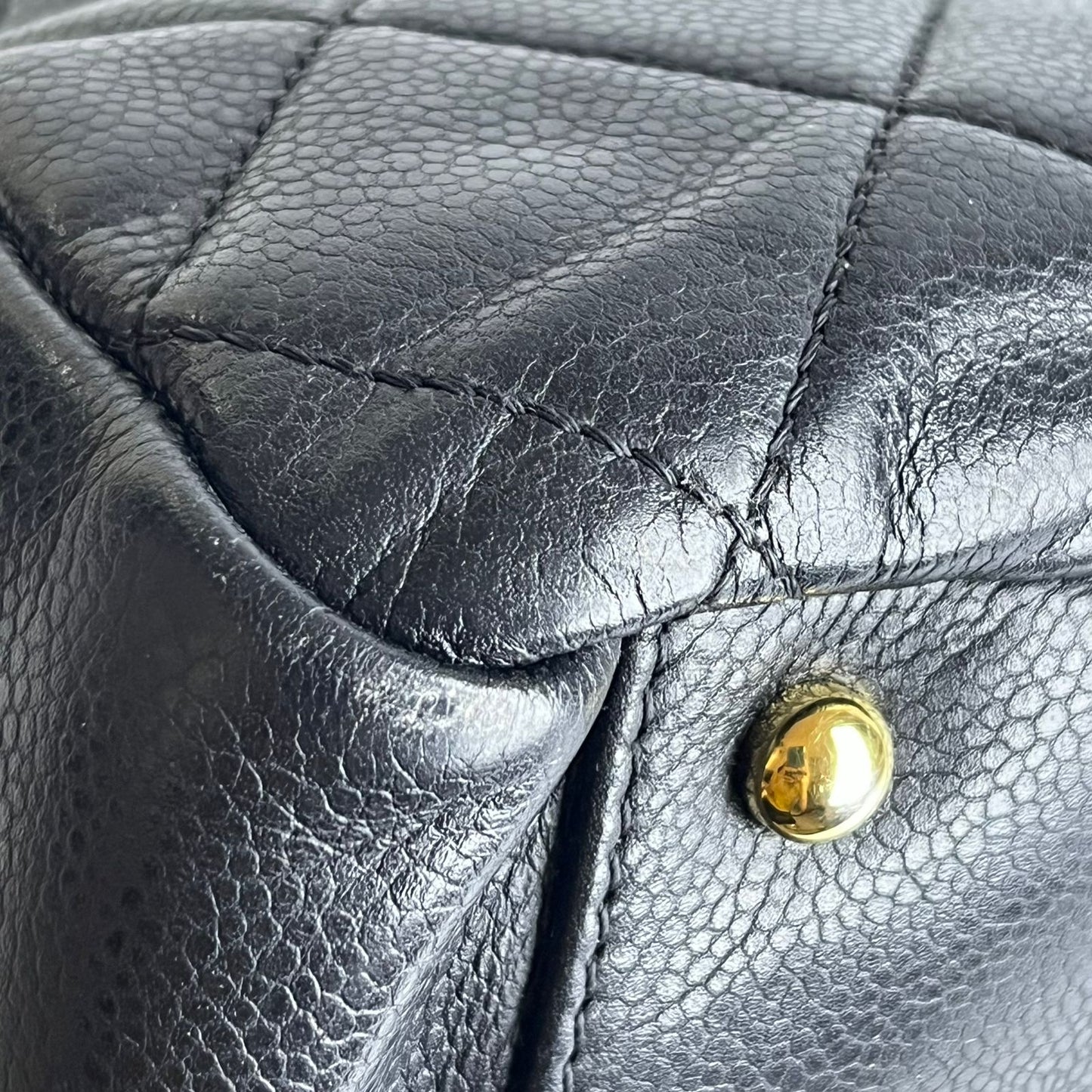 Chanel Matelasse Chain Tote Bag, Black