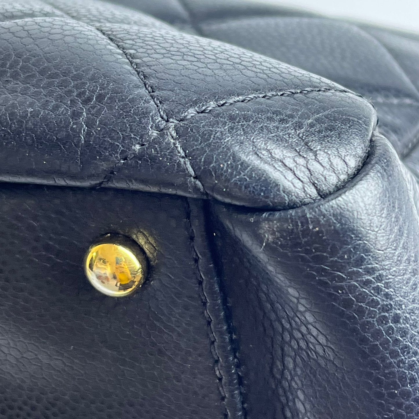 Chanel Matelasse Chain Tote Bag, Black