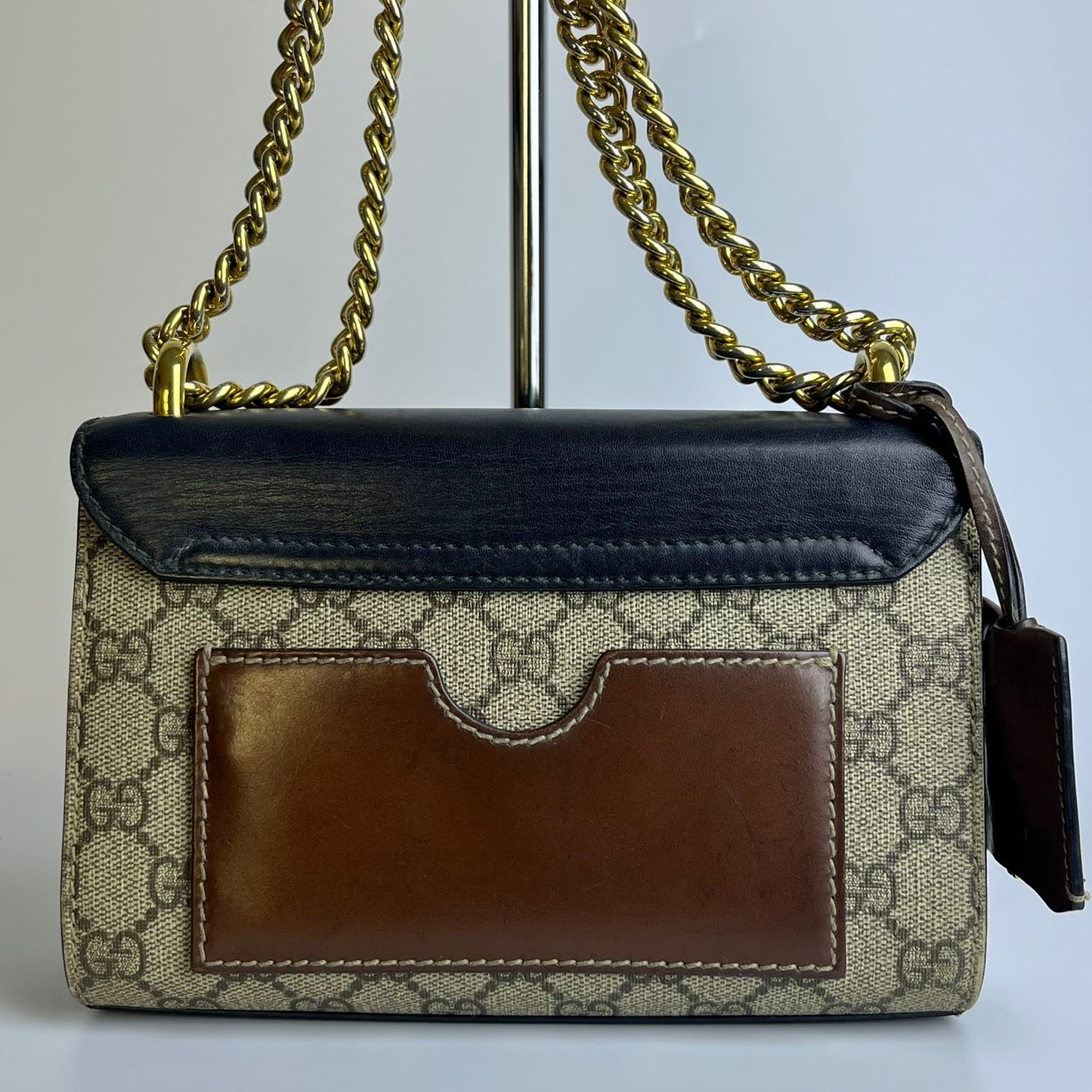 Gucci  Bag Black Beige Padlock