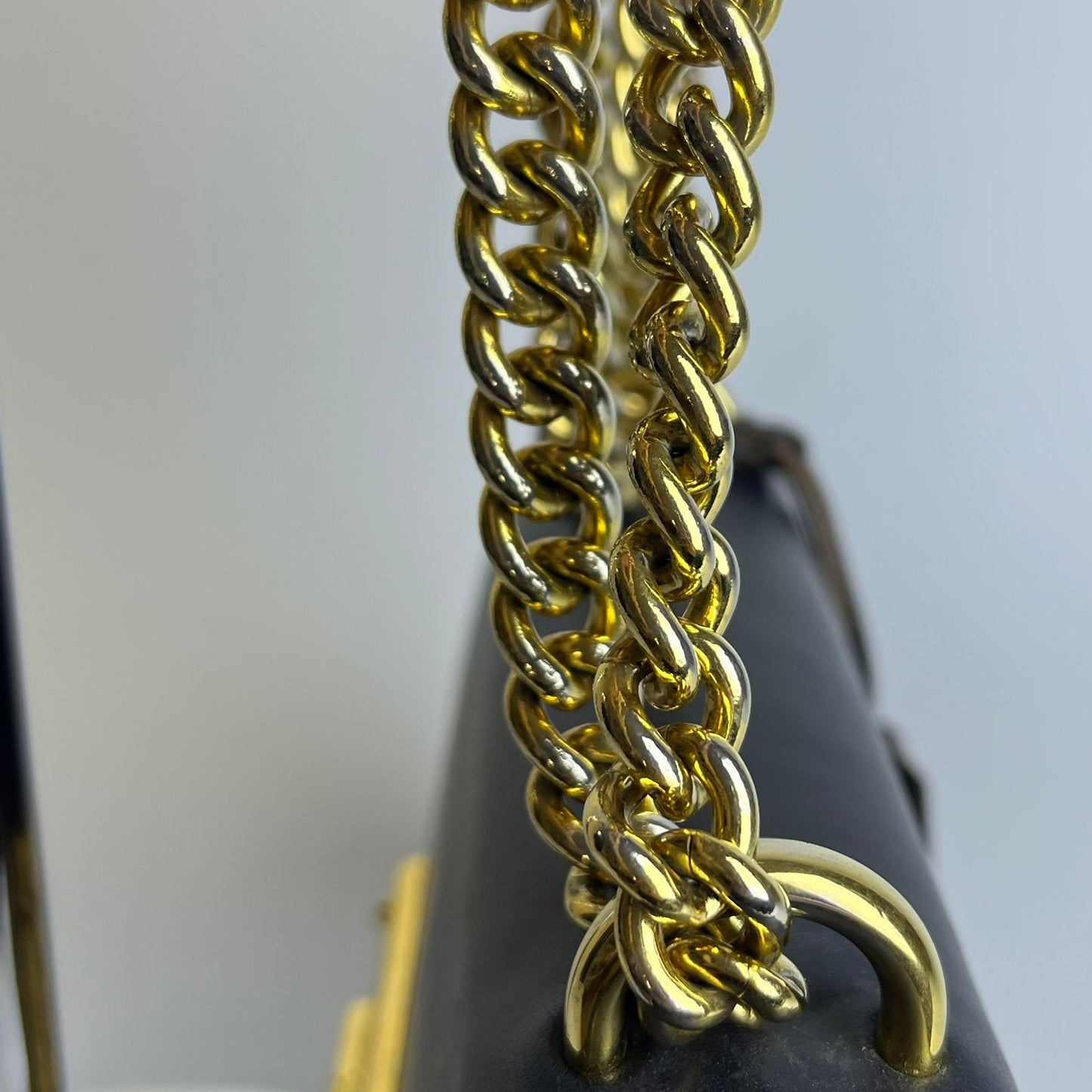 Gucci  Bag Black Beige Padlock