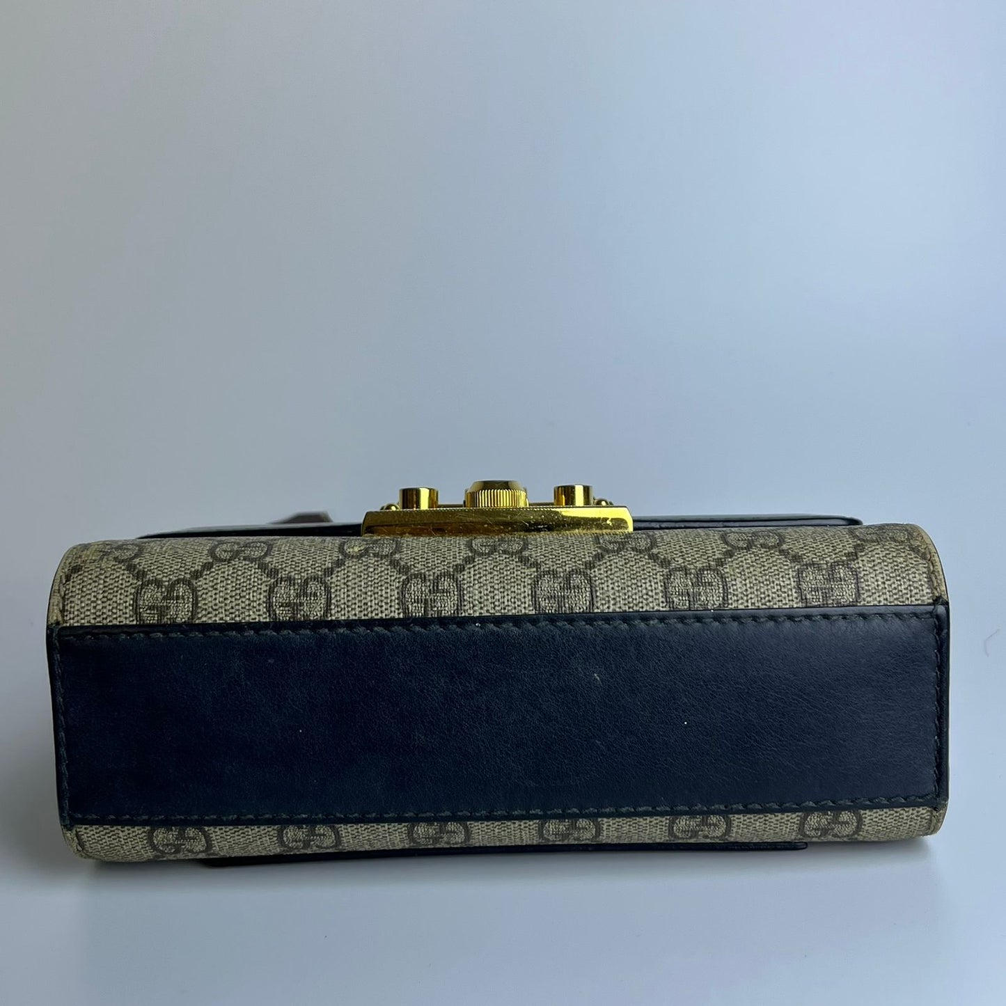 Gucci  Bag Black Beige Padlock