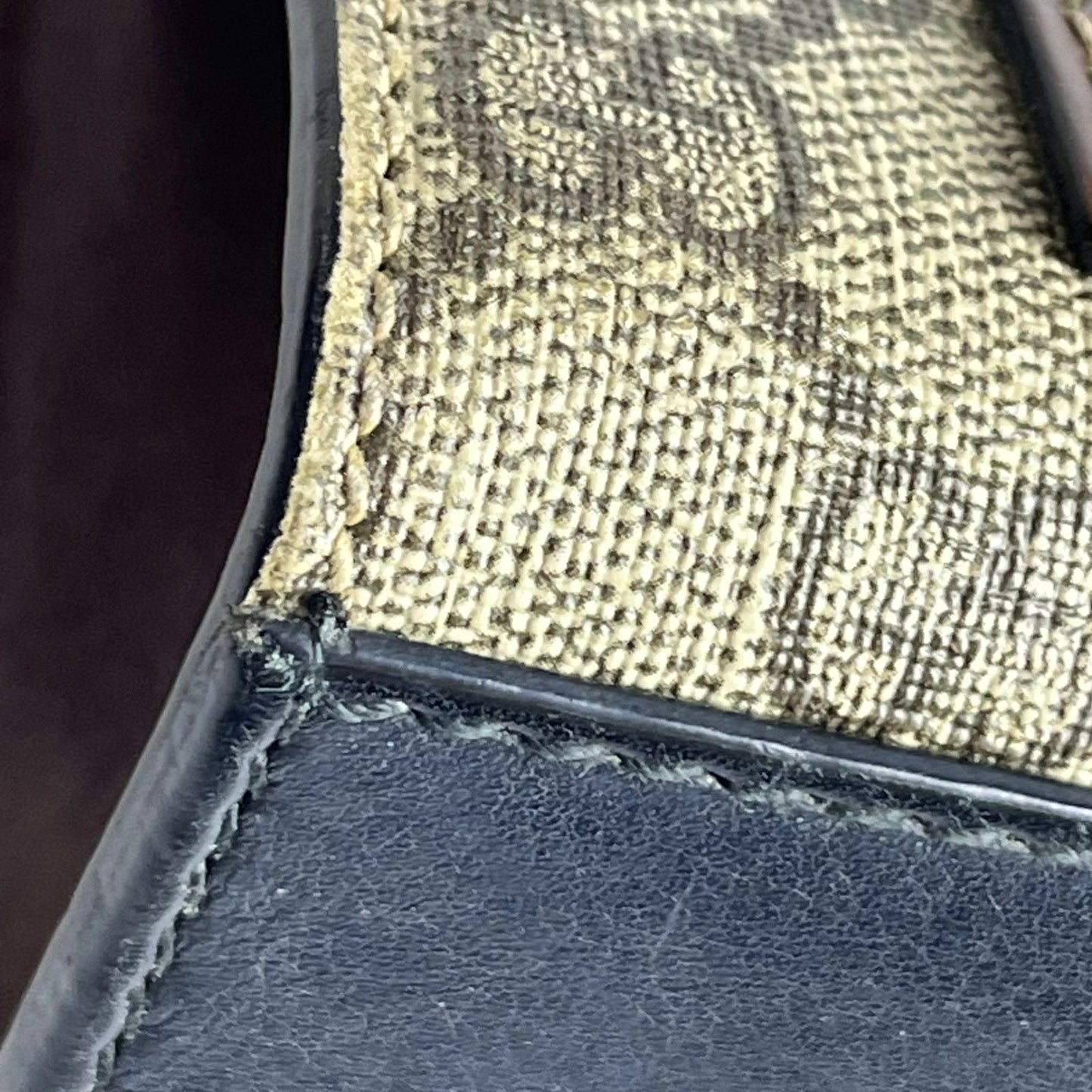 Gucci  Bag Black Beige Padlock