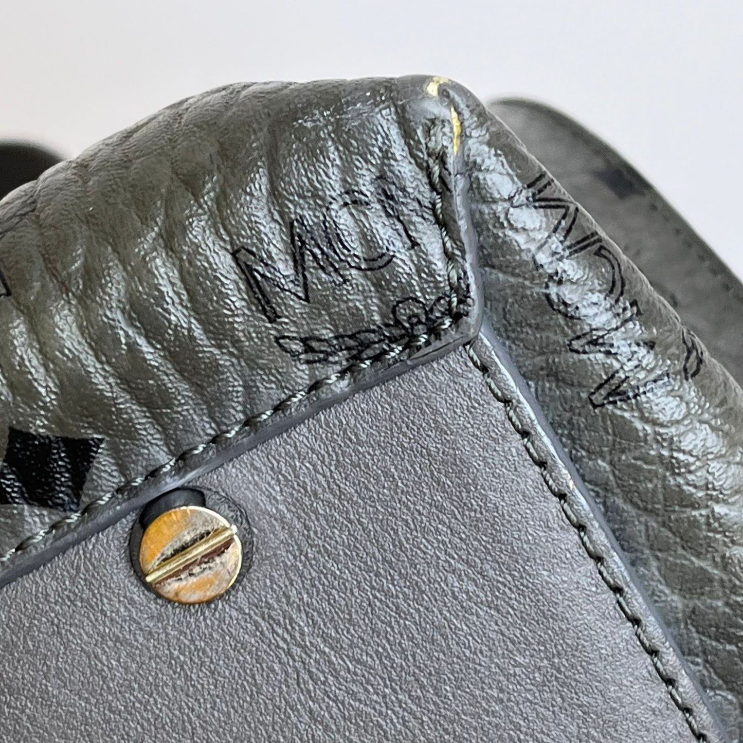 MCM Gray Handbag