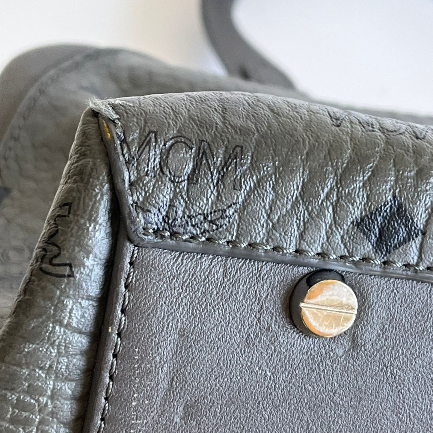 MCM Gray Handbag