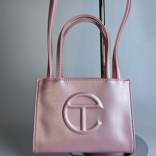 Telfar Small Shopping Bag Bubblegum Pink