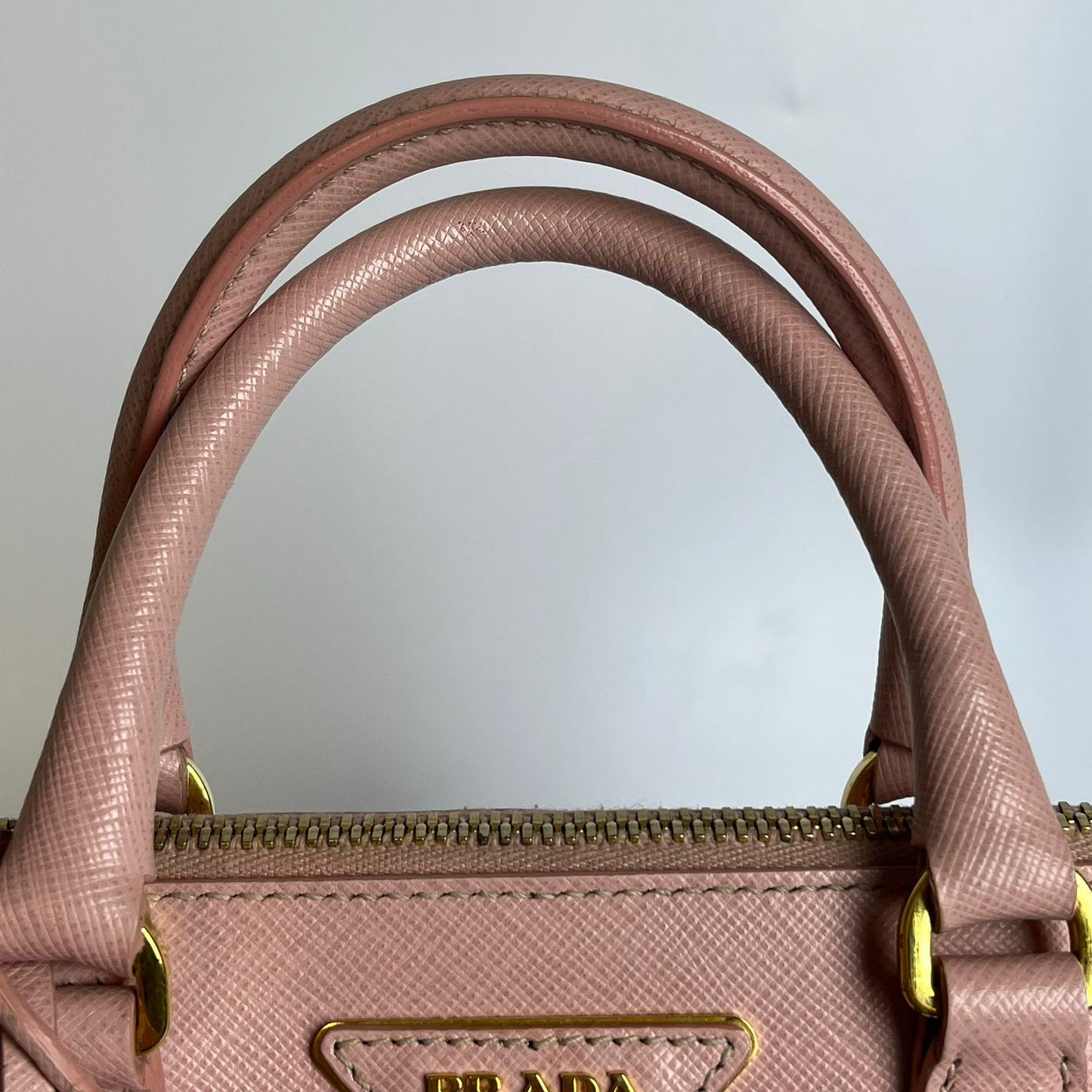 Prada Saffiano Lux Promenade Satchel Pink
