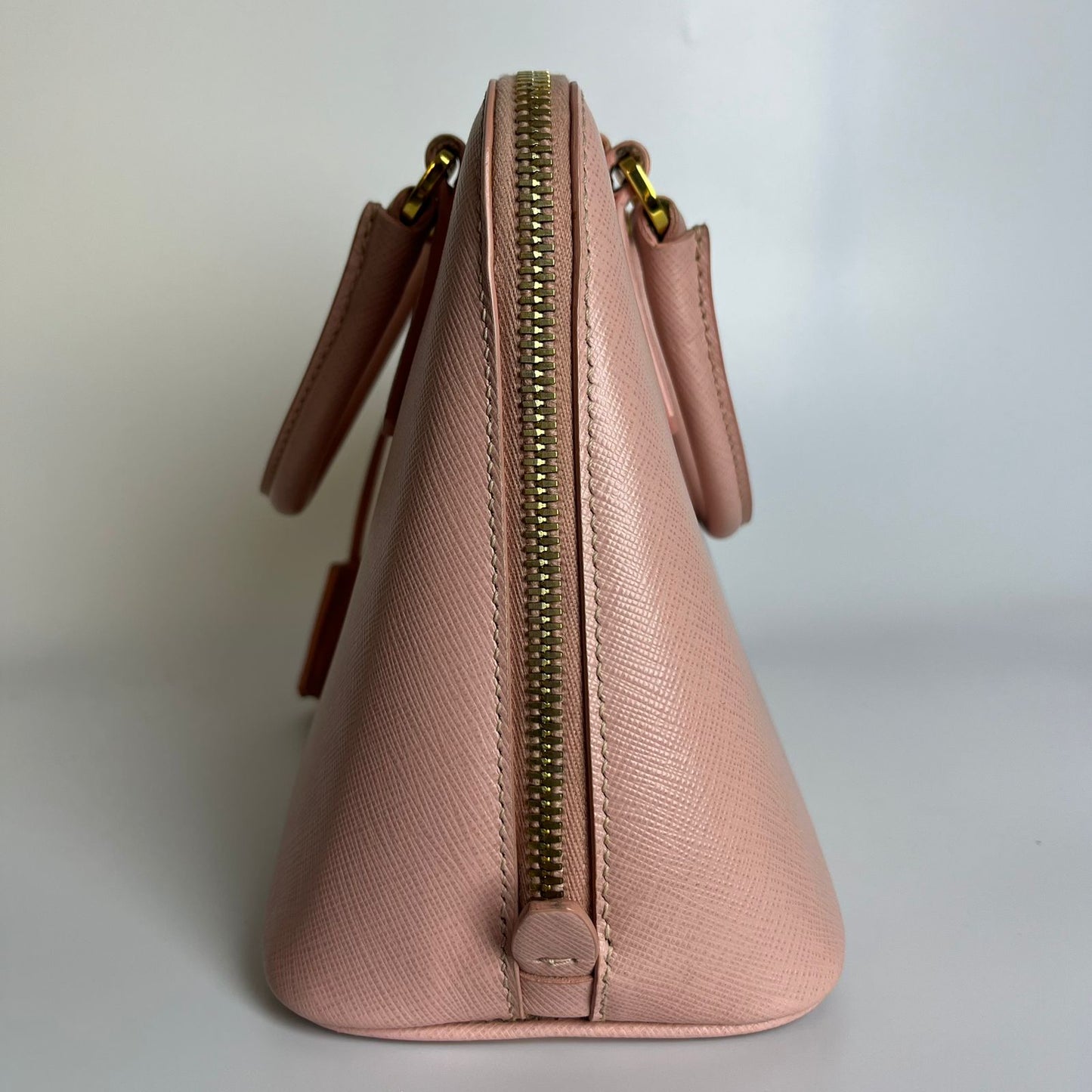 Prada Saffiano Lux Promenade Satchel Pink