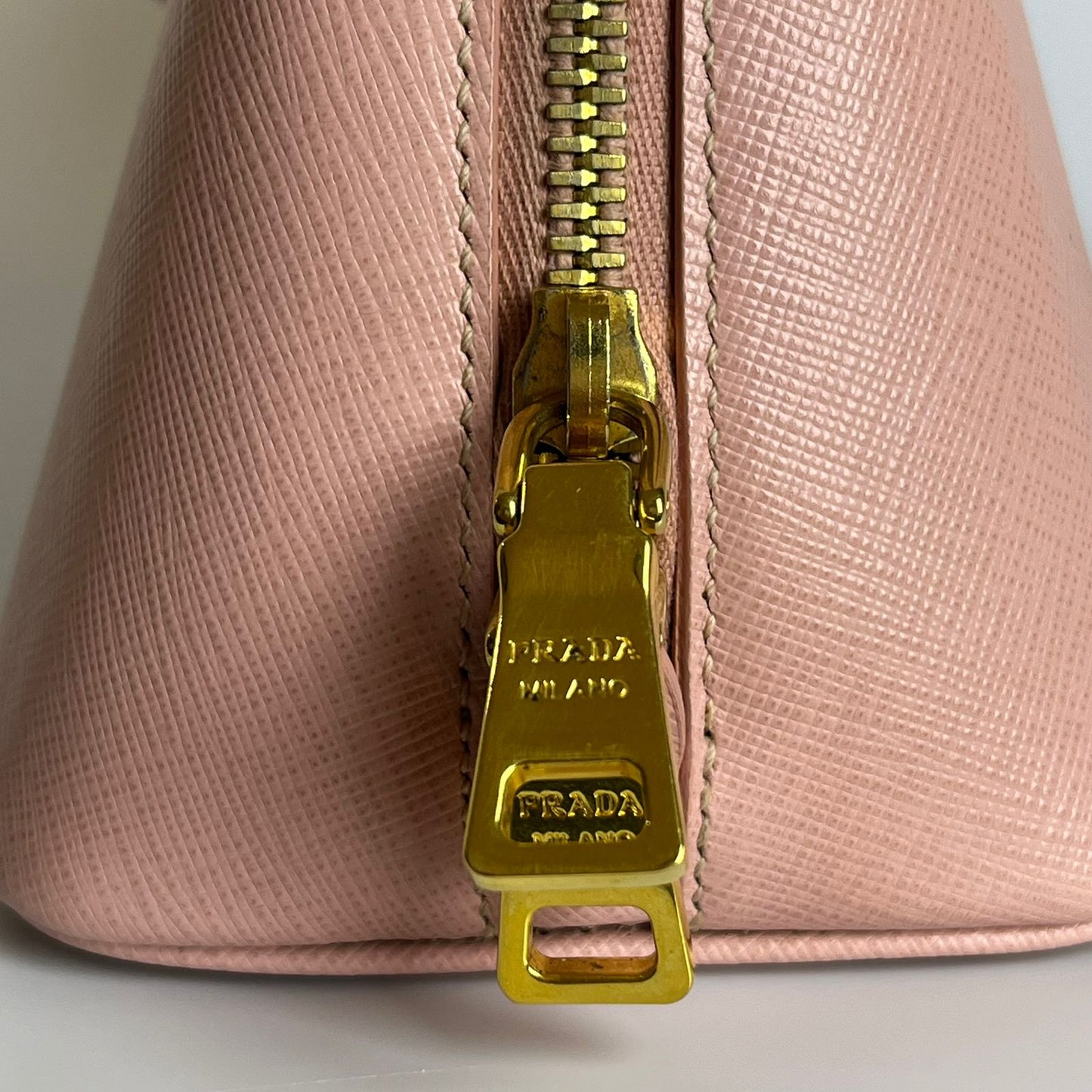 Prada Saffiano Lux Promenade Satchel Pink