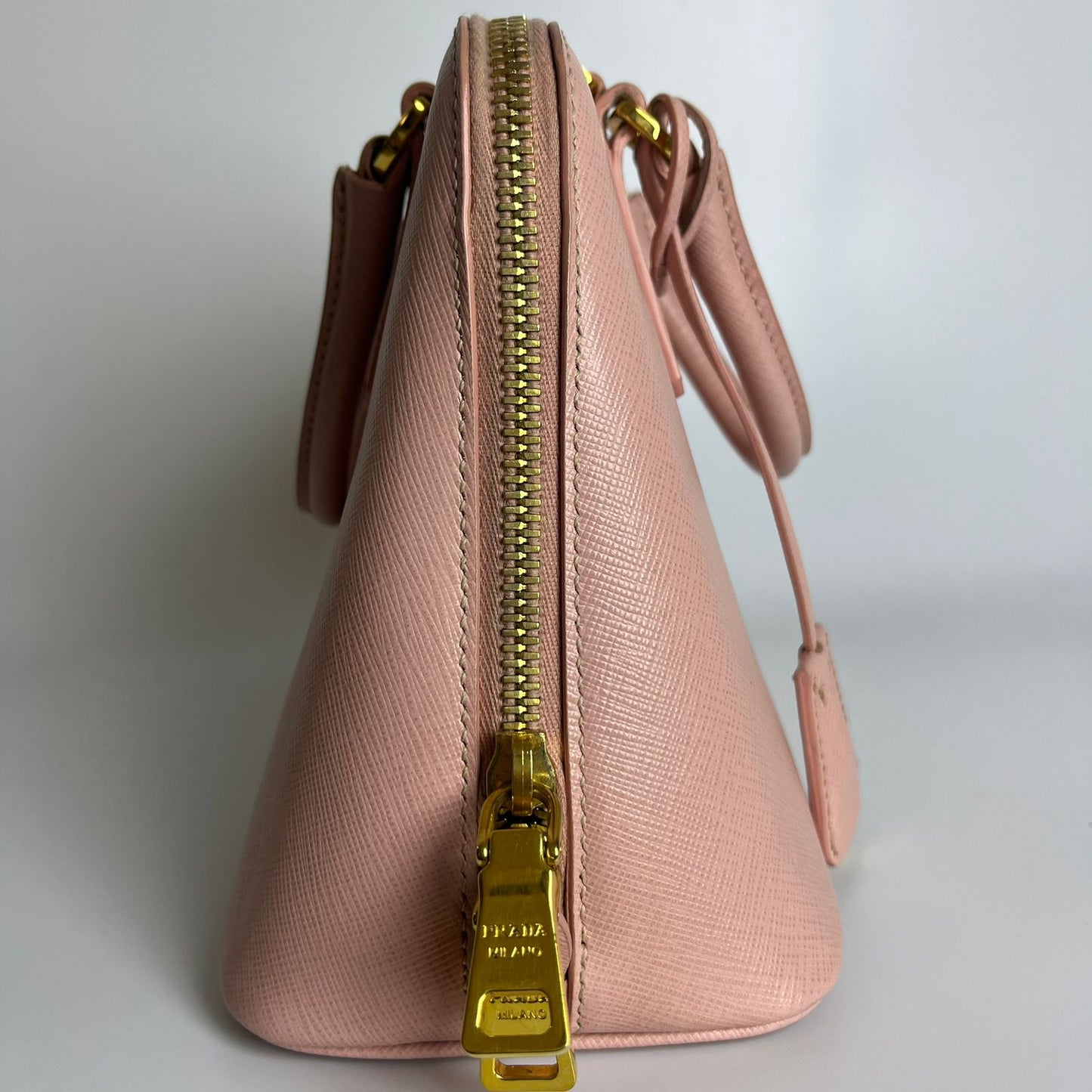 Prada Saffiano Lux Promenade Satchel Pink