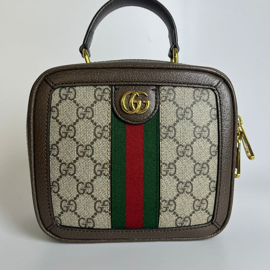 Gucci Ophidia Mini Top Handle Square Crossbody