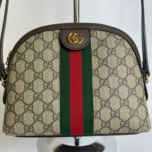 Gucci Ophidia Dome Crossbody Teal Interior