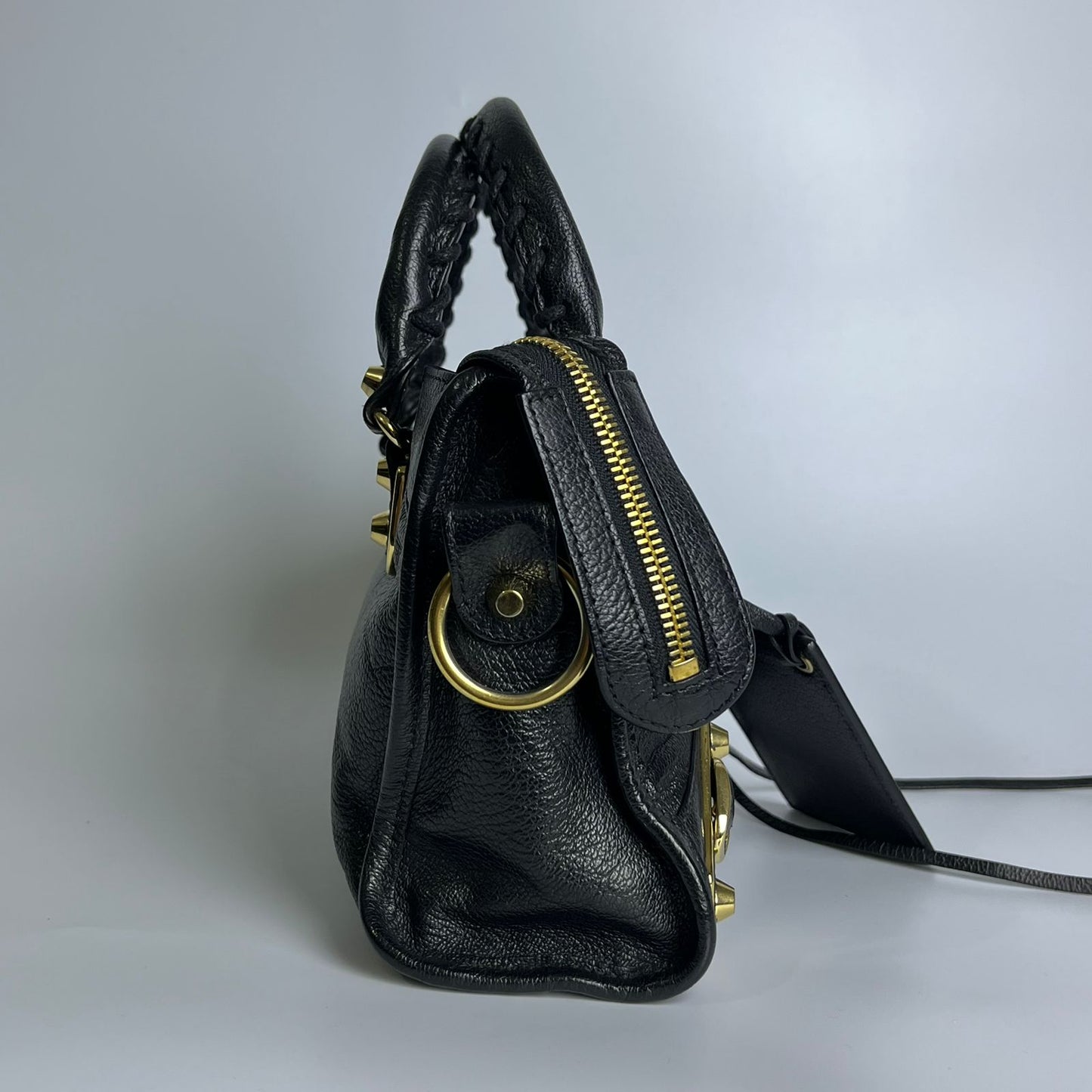Balenciaga Metallic Edge Mini City Black