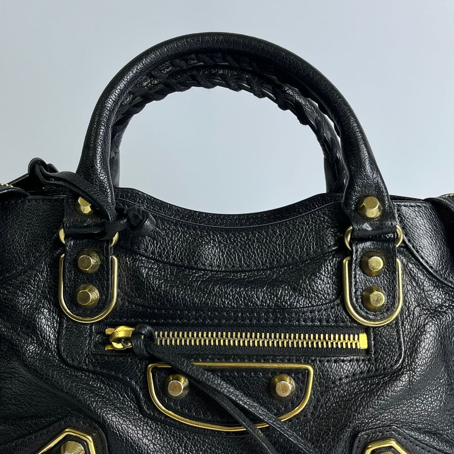 Balenciaga Metallic Edge Mini City Black